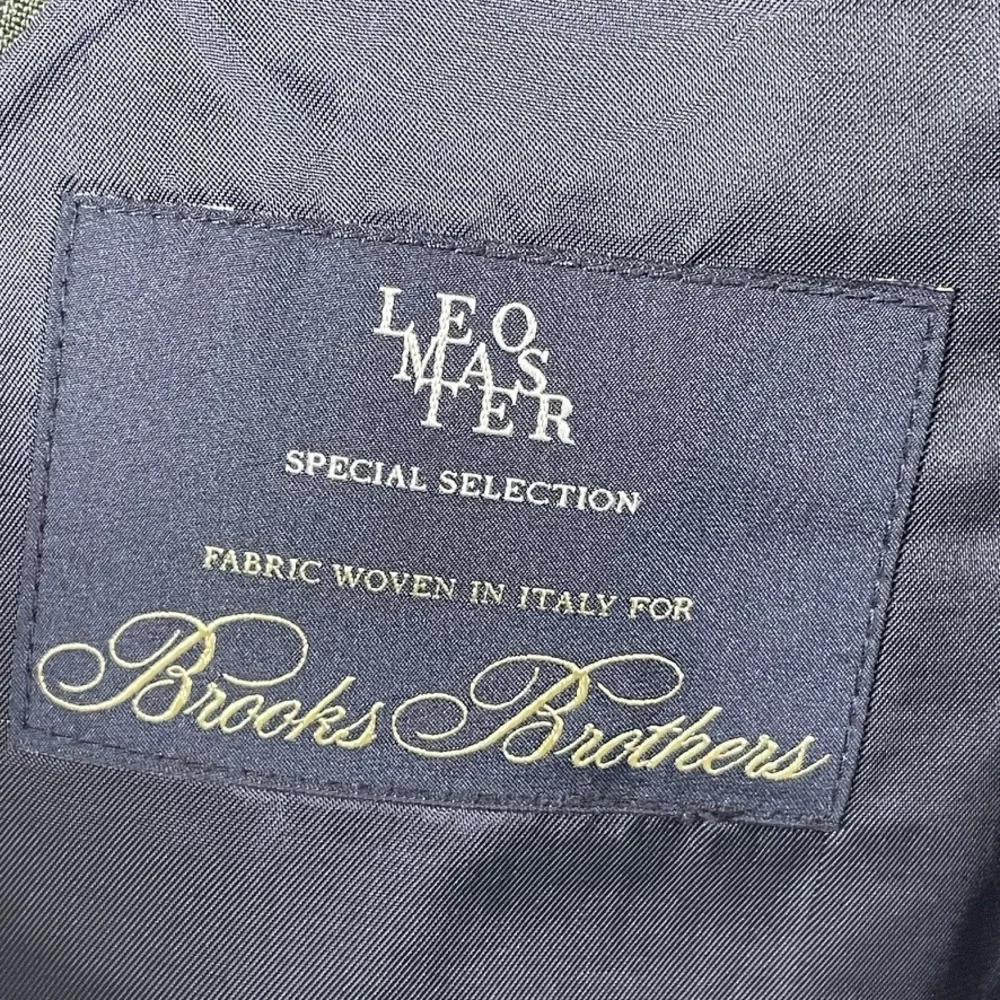 Brooks Brothers Sport‎ Coat Mens 44 Blue Green Plaid Excellent Leo Master Blazer